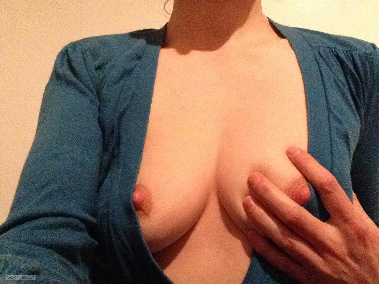 Tit Flash: My Small Tits (Selfie) - Sophie from United Kingdom